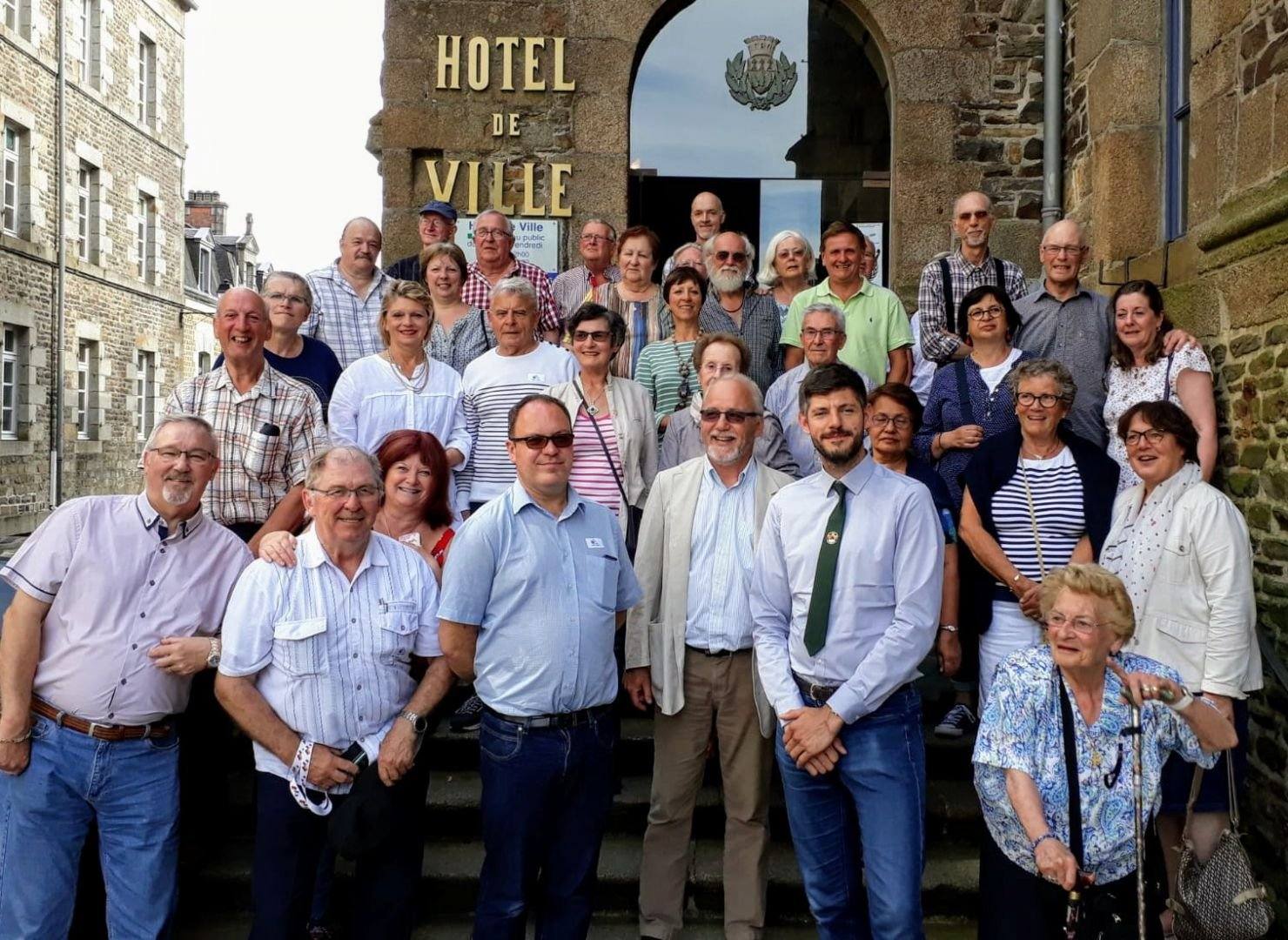 Members of Ashford Twinning Association in Fougères